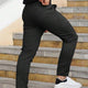 Men's Solid Color Casual Suit Pants