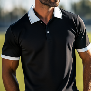 Men's Classic Business Casual Skin-friendly Mercerized Cotton POLO Shirt