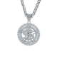 Retro Casual Round Gold Necklace