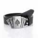 Men's Punk Style Playing Card Belt