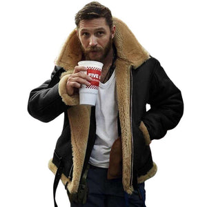 Men's Fur Mid-length Thickened Jacket