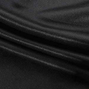 Men's Leather Stitching Zip-up Round Neck Long-sleeved T-shirt (Internal T-shirt Not Included)