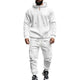 Men's Loose Sports Hooded Sweatshirt And Pants Set