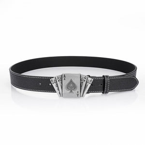 Men's Punk Style Playing Card Belt