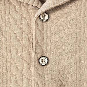 Men's Jacquard Texture Short-Sleeved Polo Shirt