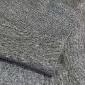 Men's Casual Cotton Linen Notch Lapel Single-breasted Slim-fit Blazer