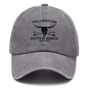YELLOW STONE Washed Cotton Print Hat