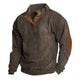 Men's Stand Collar Long Sleeve Sweatshirt