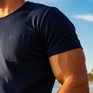 Men's Outdoor Breathable Round Neck Short-Sleeved T-Shirt