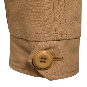 Men's Casual Washed Cotton Patchwork Hooded Slim Fit Cargo Jacket