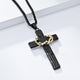 Vintage Casual Thorn Wreath Cross Necklace