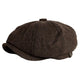 Men's Vintage Herringbone Woolen Beret