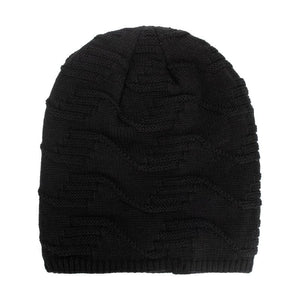 Men's Vintage Plush Lined Warm Knitted Hat