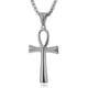 Vintage Casual Knot Cross Necklace