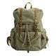 Men's Retro Outdoor Large Capacity Multi-Pocket Canvas Backpack