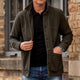 Men's Casual Vintage Washed Pocket Lapel Jacket