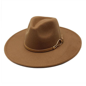 Men's British Retro Jazz Convex Woolen Hat