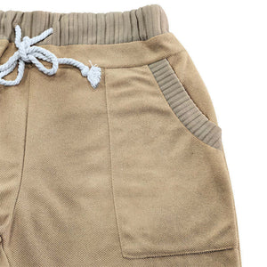 Men's Contrast Paneled Elasticated Shorts