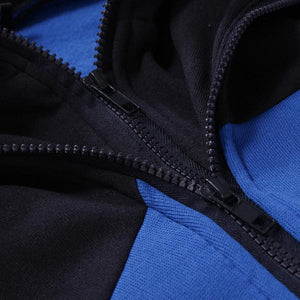 Men's Casual Double Layer Hoodie And Sweatpants Set