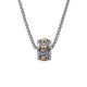 Retro Leisure Cloud Cylindrical Necklace