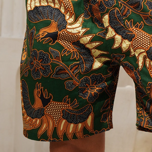 Men's Retro Casual Ethnic Style Geometric Print Drawstring Shorts