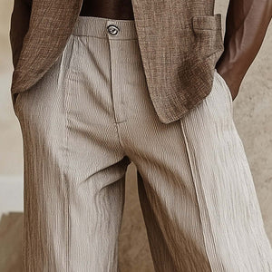 Men's Spring Fashion Simple Solid Color Casual Pants