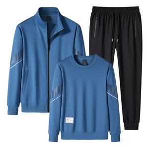 Men's Outdoor Leisure Sweatshirt Hoodie Pants Three-piece Set