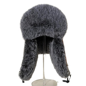 Men's Windproof And Cold-proof Plus Velvet And Thickened Ear Protection Hat