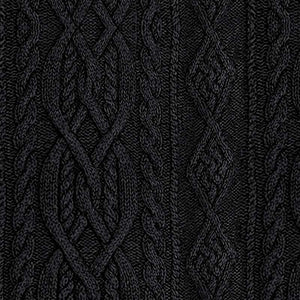 Men's Vintage Stand Collar Knitted Cable Sweater