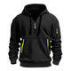Men's Casual Sports Multi-Zip Hoodie