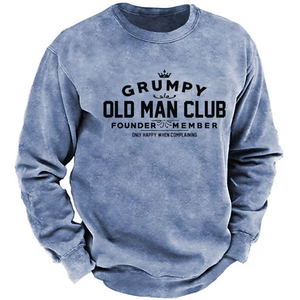 Grumpy Old Man Club COTTON Sweatshirt-Personalized