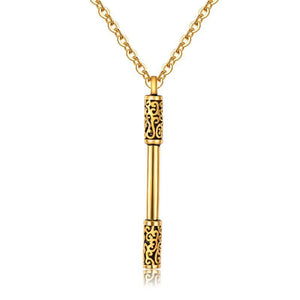Vintage Casual Gold Hoop Necklace