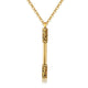 Vintage Casual Gold Hoop Necklace
