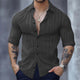 Men's Basic Casual Comfort Long Sleeve Shirt