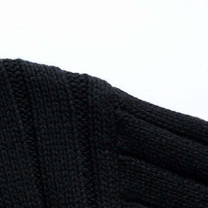 Men's Casual Stand Collar Zipper Slim Fit Knit Cardigan