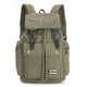 Men's Retro Outdoor Large Capacity Multi-Pocket Canvas Backpack
