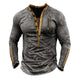 Men's Outdoor Tactical Zipper Henley Neck Long Sleeve T-Shirt