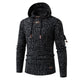 Men's Slim Fit Long Sleeve Knit Hoodie