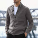 Men's Casual Skin-friendly Ice Silk Wrinkled Long-sleeved Shirt