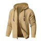 Men's Waffle Sport Hooded Jacket