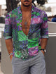 Men's Hawaiian Aloha Graphic Prints Design Shirt