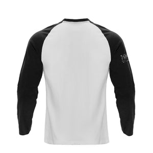 USA FLAG RAGLAN GRAPHIC LONG SLEEVE T-SHIRT