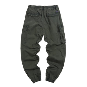 POCKETS WASHED CARGO PANTS