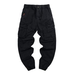 POCKETS WASHED CARGO PANTS