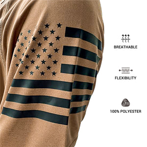 THE DECLARATION OF INDEPENDENCE RAGLAN GRAPHIC POLO SHIRT
