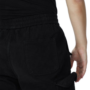 POCKETS FLEECE CARGO PANTS