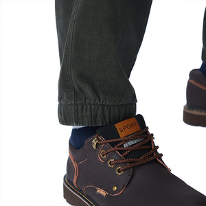 POCKETS FLEECE CARGO PANTS