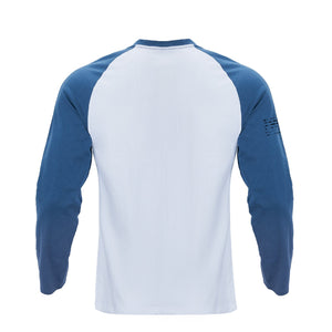 USA FLAG RAGLAN GRAPHIC LONG SLEEVE T-SHIRT