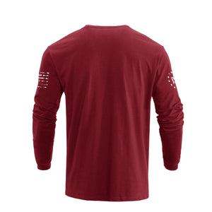 RETRO SKULL GRAPHIC LONG SLEEVE T-SHIRT